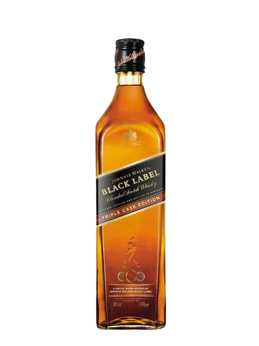 Johnnie Walker Black Label Triple Cask Edition Blended Scotch Whisky 1L