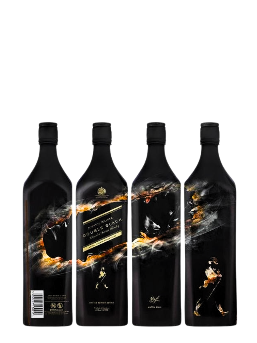 Johnnie Walker Double Black Limited Edition Shadow Giftbox 40% 1L