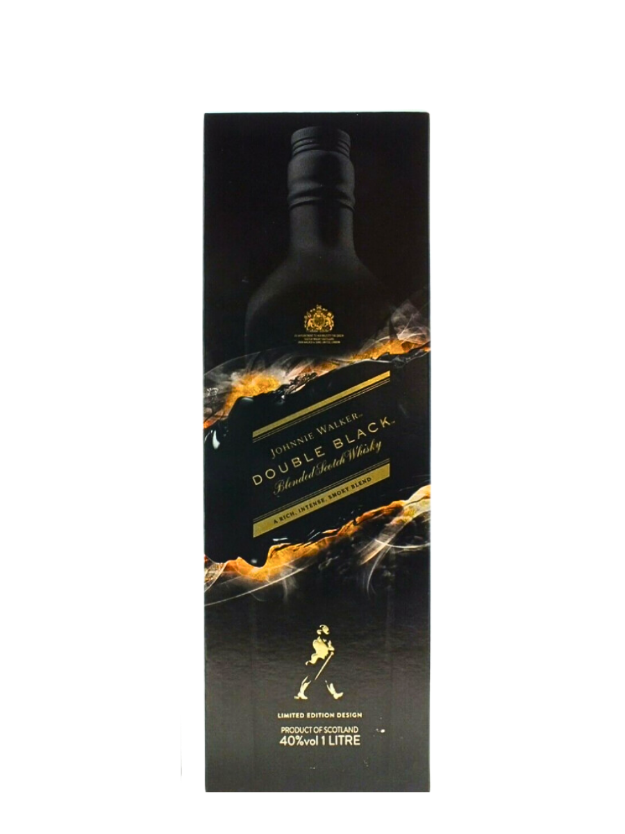 Johnnie Walker Double Black Limited Edition Shadow Giftbox 40% 1L