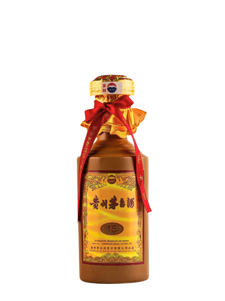 Kweichow Moutai 15 Year Old Chinese Baijiu 53% 500ml