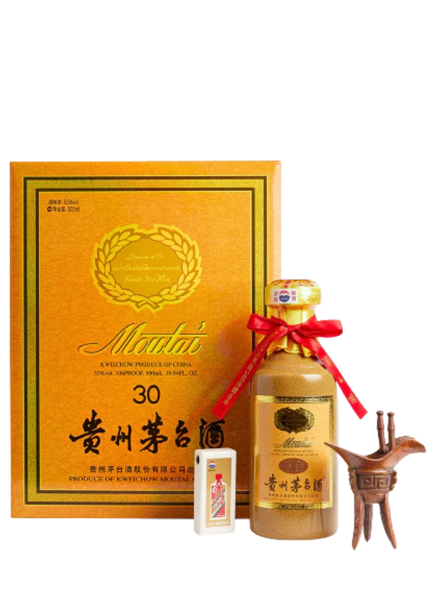 Kweichow Moutai 30 Year Old Chinese Baijiu 53% 500ml