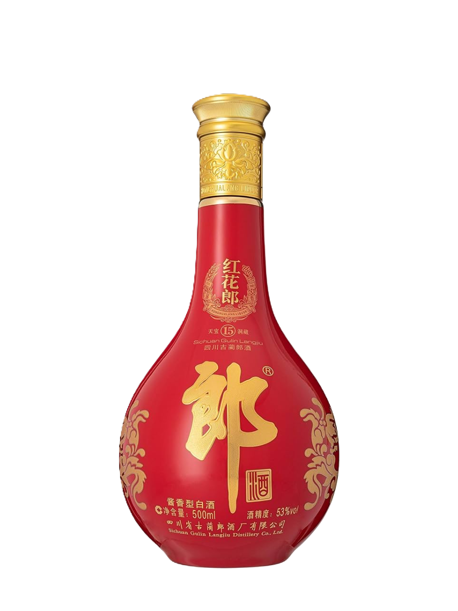 Langjiu Honghua Lang 15 Years 53% Baijiu 500ml
