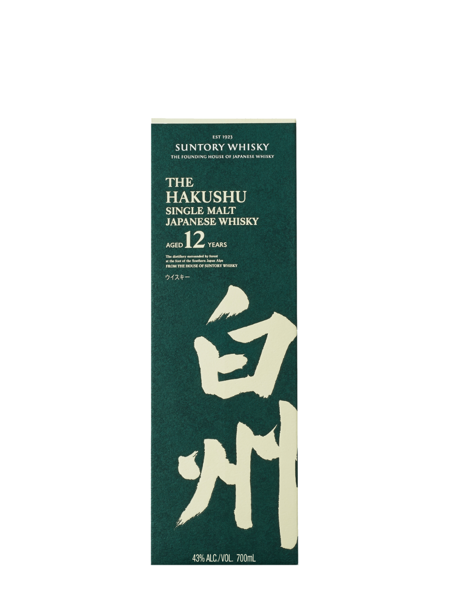 Hakushu 12 Year Old Single Malt Japanese Whisky 700ml