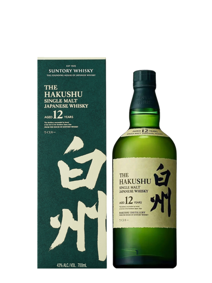 Hakushu 12 Year Old Single Malt Japanese Whisky 700ml