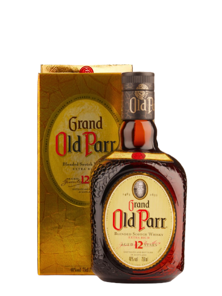 Grand Old Parr 12 Year Old Blended Scotch Whisky Giftbox 750ml