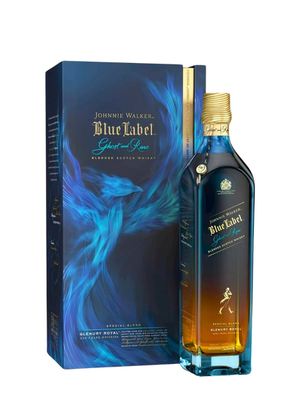 Johnnie Walker Blue Ghost and Rare Glenury Royal Blended Scotch Whisky 1L