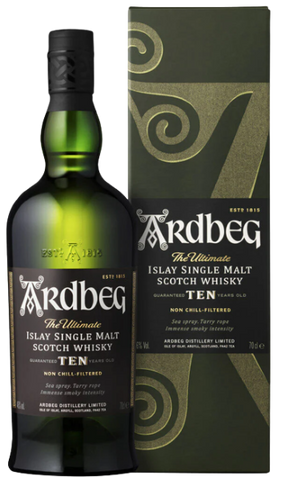Ardbeg 10 Year Old Single Malt Scotch Whisky 46% 700ml