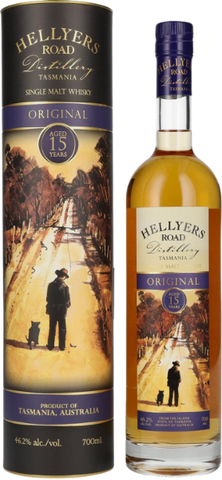 Hellyers Road Original 15 Year Old Single Malt Australian Whisky 700ml