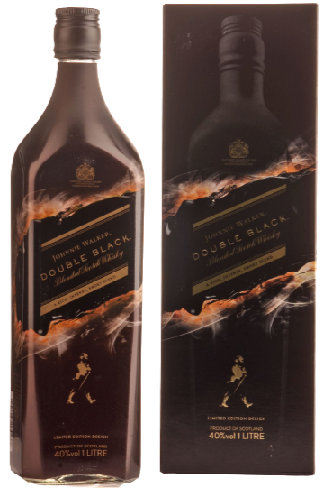 Johnnie Walker Double Black Limited Edition Shadow Giftbox 40% 1L
