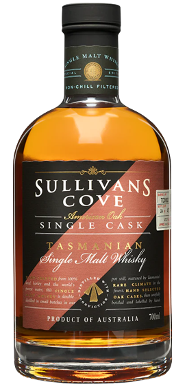 Sullivans Cove American Oak Second Fill Single Cask Tasmanian Single Malt Whisky TD0080
