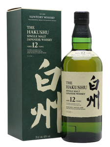 Suntory Hakushu 12 Year Old Single Malt Japanese Whisky 700ml